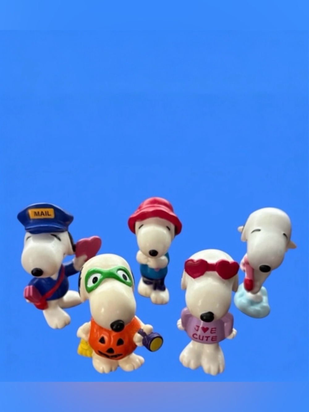 Vintage Snoopy Peanuts Whitman’s Figurines